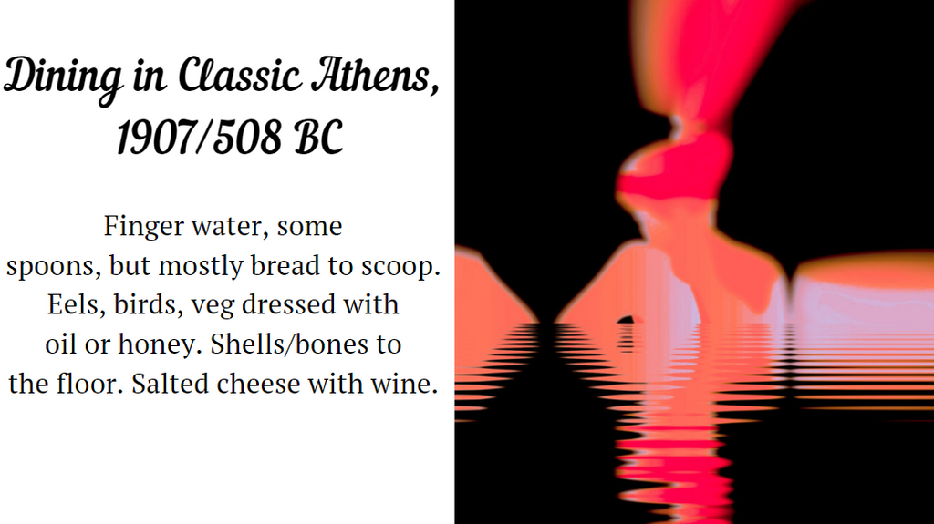 Dining in Classic Athens, 1907/508 BC