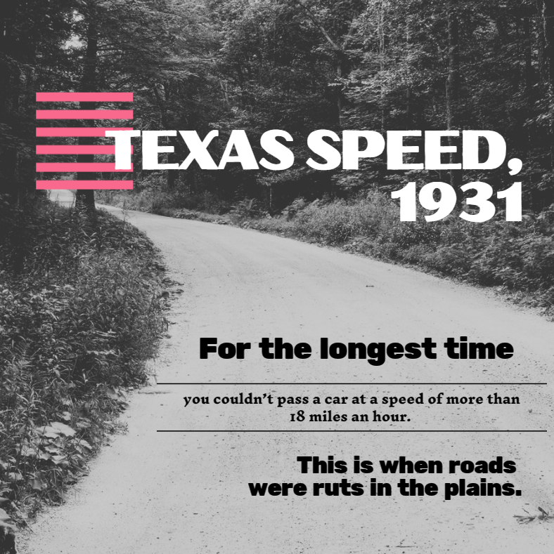 Texas Speed, 1931