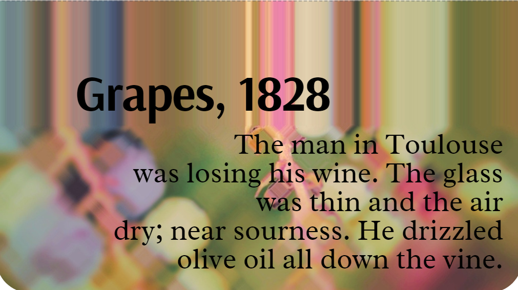 Grapes, 1828
